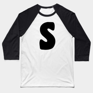 Letter S Baseball T-Shirt